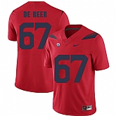 Arizona Wildcats 67 Gerhard De Beer Red College Football Jersey Dzhi,baseball caps,new era cap wholesale,wholesale hats